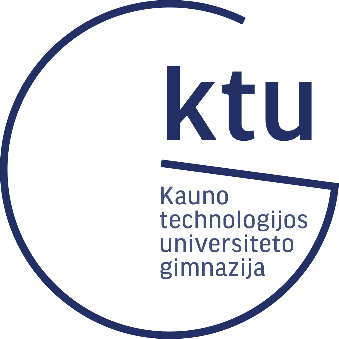 KTU Gimnazijos logo
